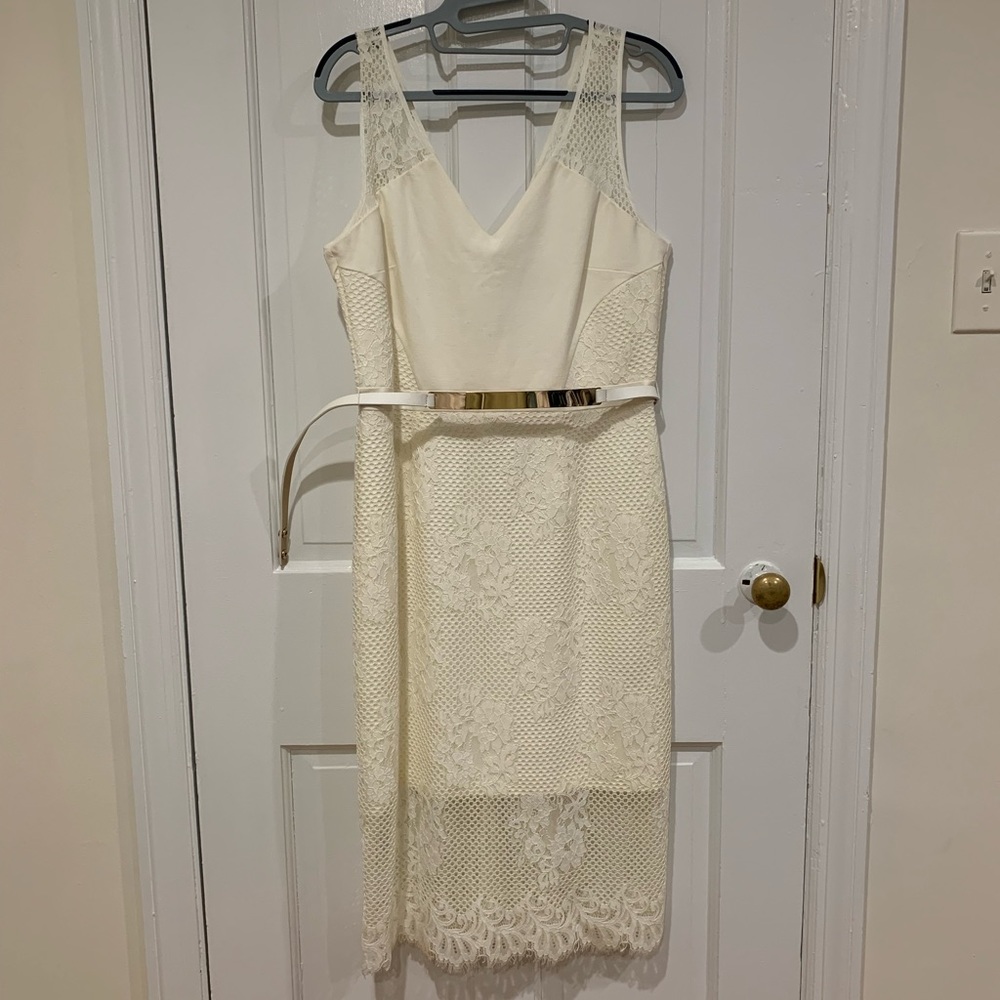 Forever New dress with lace detail, size 10